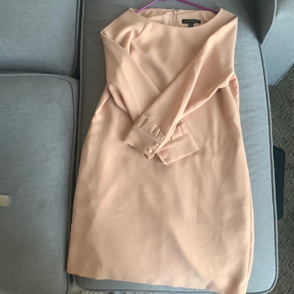 Banana republic nude shift dress